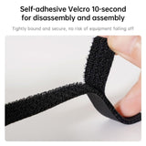 TELESIN Montering af Action Kamera til Styrthjelm - Sort / Grå