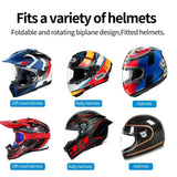 TELESIN Montering af Action Kamera til Styrthjelm - Sort / Grå