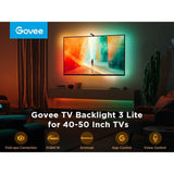 Govee 3 Lite TV-bakgrunnsbelysning - 40 - 50" - Svart