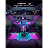 Govee RGBIC Interiør Billys - 4 x 30 cm - Svart