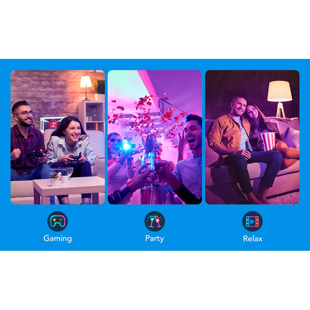 Govee 1200lm WIFI &amp; Bluetooth Smart Lyspære - Hvit