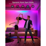 Govee Basic Wi-Fi + Bluetooth RGBIC LED Strip-lys - 10m - Hvit