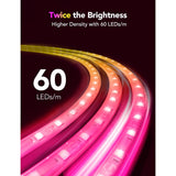 Govee LED RGBICW Strip Lights - 1m Forlengelse - Hvit