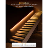 Govee LED RGBICW Strip Lights - 1m Forlengelse - Hvit
