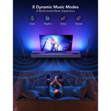 Govee Flow Plus TV-lysbjelker for 40 - 70" - Svart