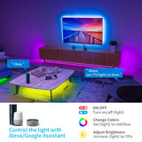 Govee Smart Wi-Fi + Bluetooth RGB LED Strip Lights 2x5m - Hvit