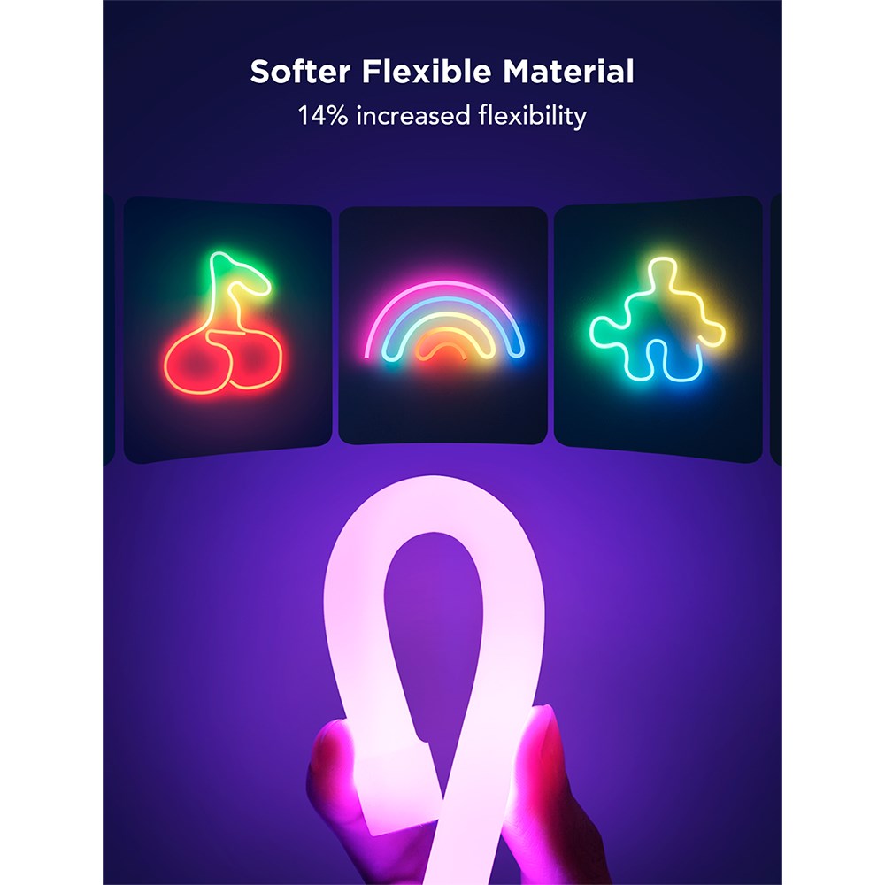 Govee Neon LED 5m Lightstrip - Hvit