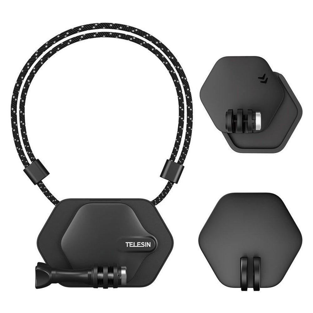 TELESIN Holder til Action Kamera - Magnetisk Montering - Sort