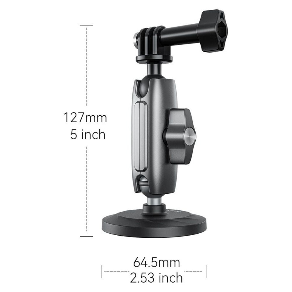 TELESIN Magnetisk & Justerbart Mount til Action Kamera - Sort