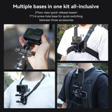 TELESIN Quick-Release Adapter Kit - Action Kamera - Sort