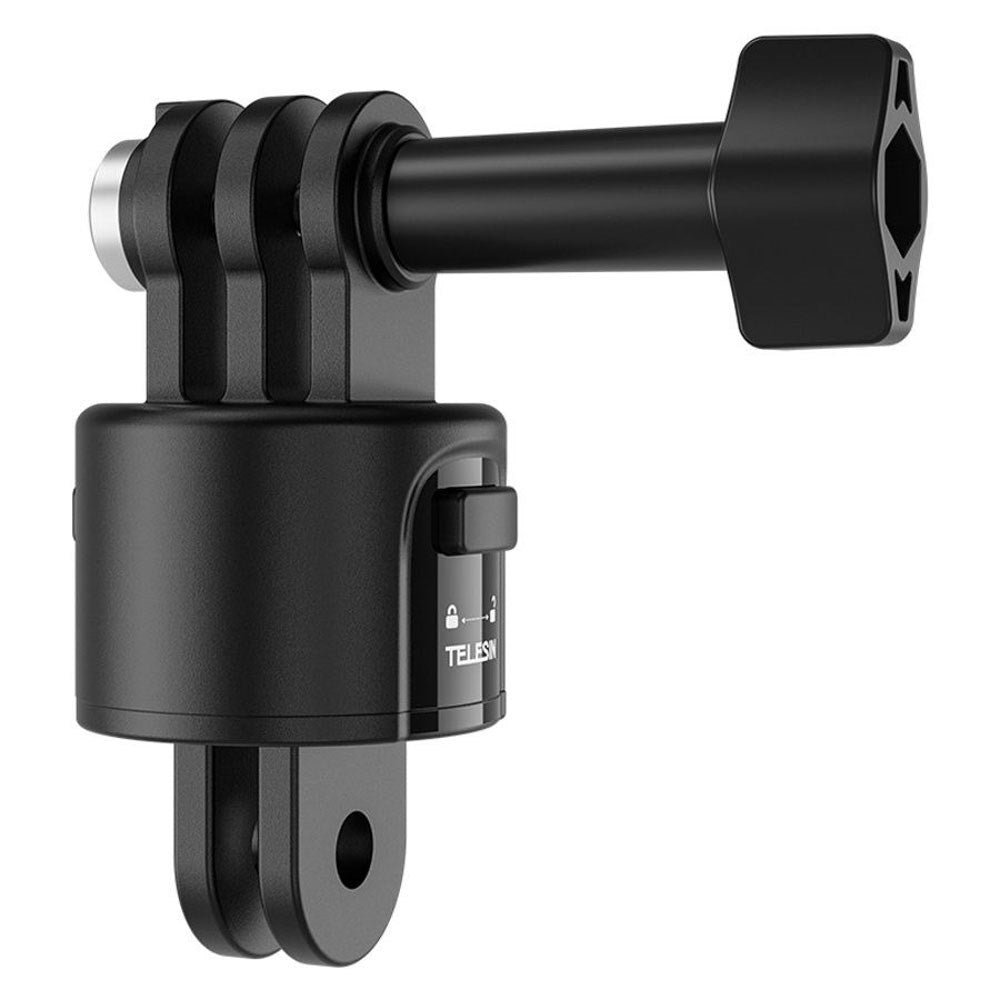 TELESIN Quick-Release Adapter Kit - Action Kamera - Sort