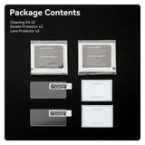 TELESIN - Hærdet Beskyttelsesglas - DJI Osmo Pocket 3 - 2 stk - Gennemsigtig