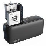 TELESIN - PowerBank Batteri Oplader - GoPro Hero 13 & Smartphones - Sort