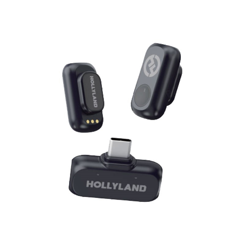 Hollyland LARK A1 Mini Trådløs Mikrofon Sæt m. 1 x USB-C RX - Sort