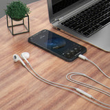Dudao In-Ear Høretelefoner med Lightning Kabel - Hvid
