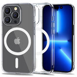 iPhone 14 Pro Tech-Protect Flexair Hybrid Bakdeksel - MagSafe-kompatibelt - Gjennomsiktig