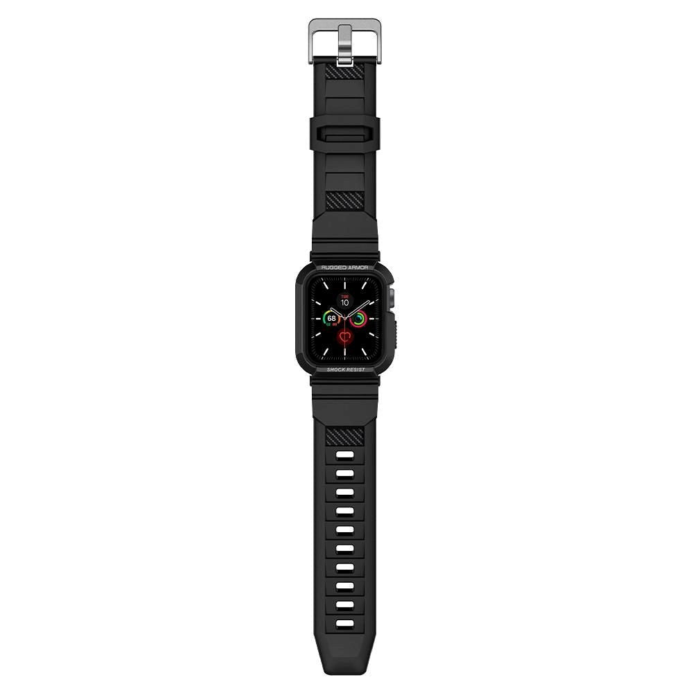 Apple Watch (40/SE/41mm) Spigen Rugged Armor Pro-deksel - svart