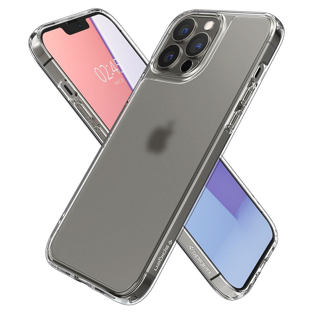 Spigen iPhone 13 Pro Quartz Hybrid-deksel - Matt gjennomsiktig