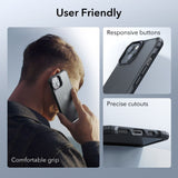 iPhone 14 Plus Bakdeksel ESR Air Armor Clear Hard Deksel - Svart Gjennomsiktig