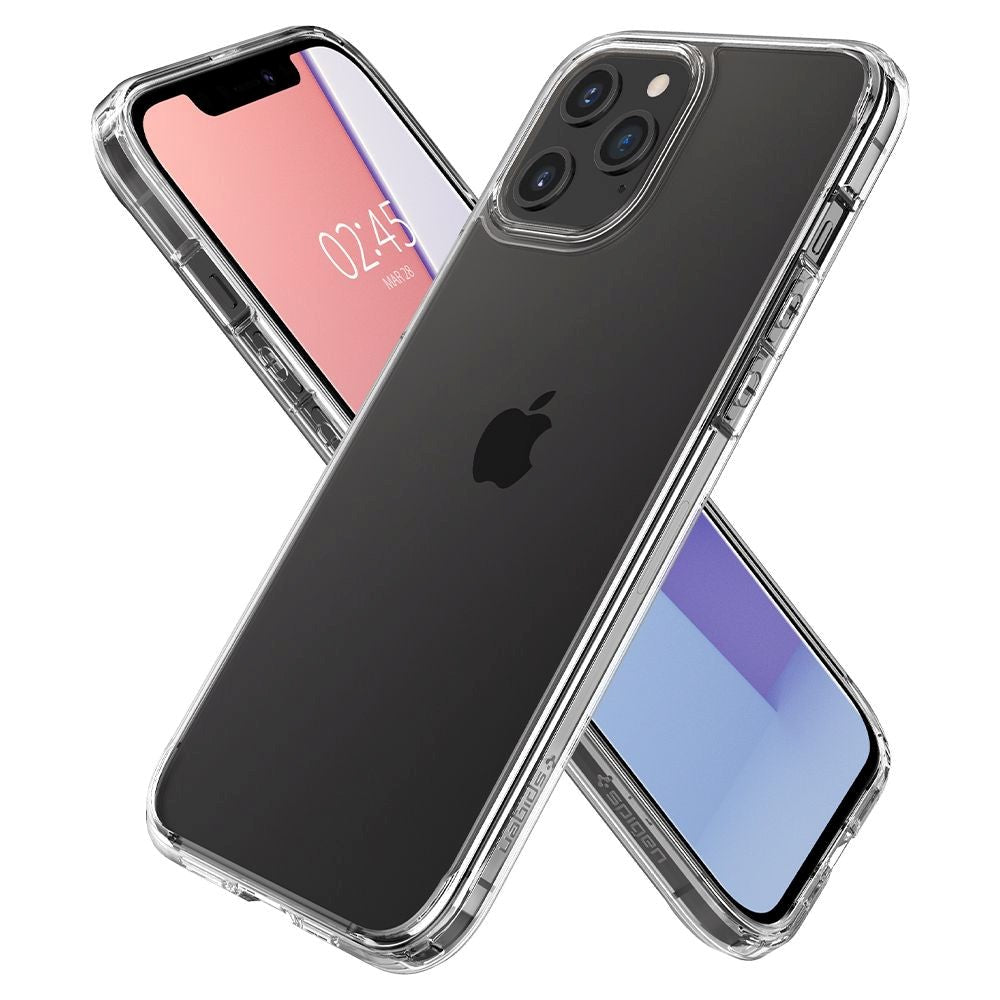 iPhone 12 / 12 Pro Spigen Ultra Hybrid-deksel - Gjennomsiktig