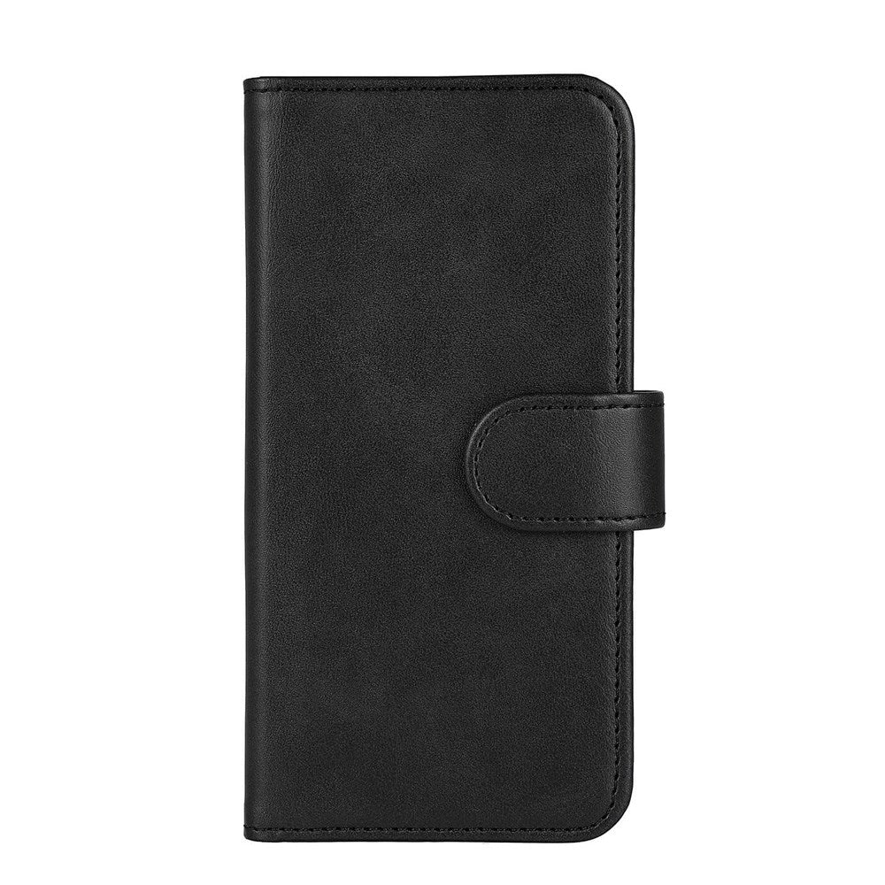 iPhone SE / 8 / 7 / 6 Classic Wallet Flip Cover m. Kortholder & Stander - Sort