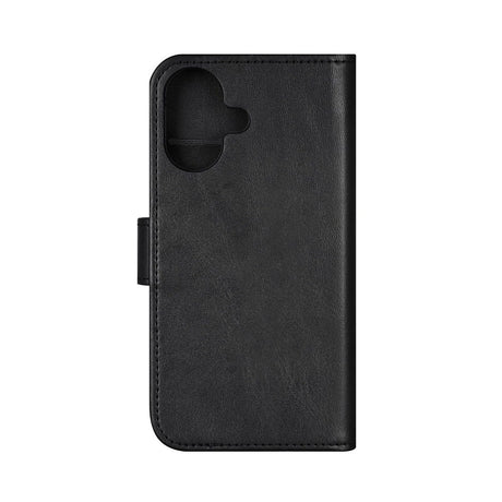 iPhone 16 Classic Wallet Flip Cover m. Kortholder & Stander - Sort