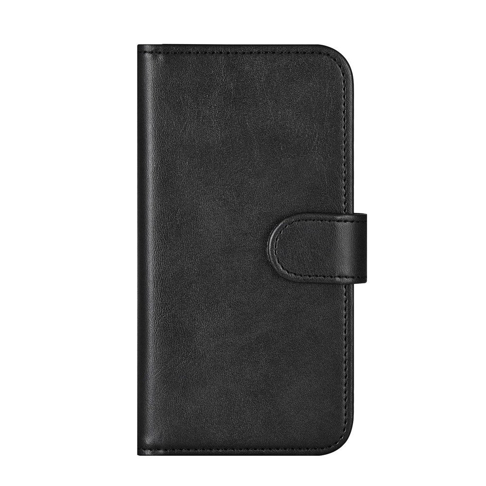 iPhone 16 Classic Wallet Flip Cover m. Kortholder & Stander - Sort