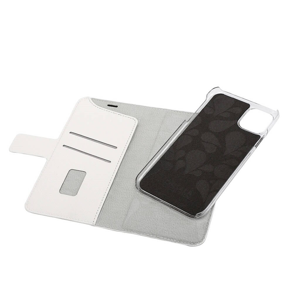 iPhone 12 Pro / 12 GEAR Onsala Collection Lommebok Skinndeksel m. Lommebok - Saffiano White