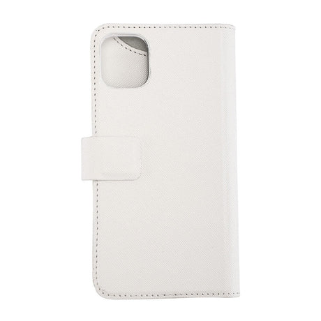 iPhone 12 Pro / 12 GEAR Onsala Collection Lommebok Skinndeksel m. Lommebok - Saffiano White
