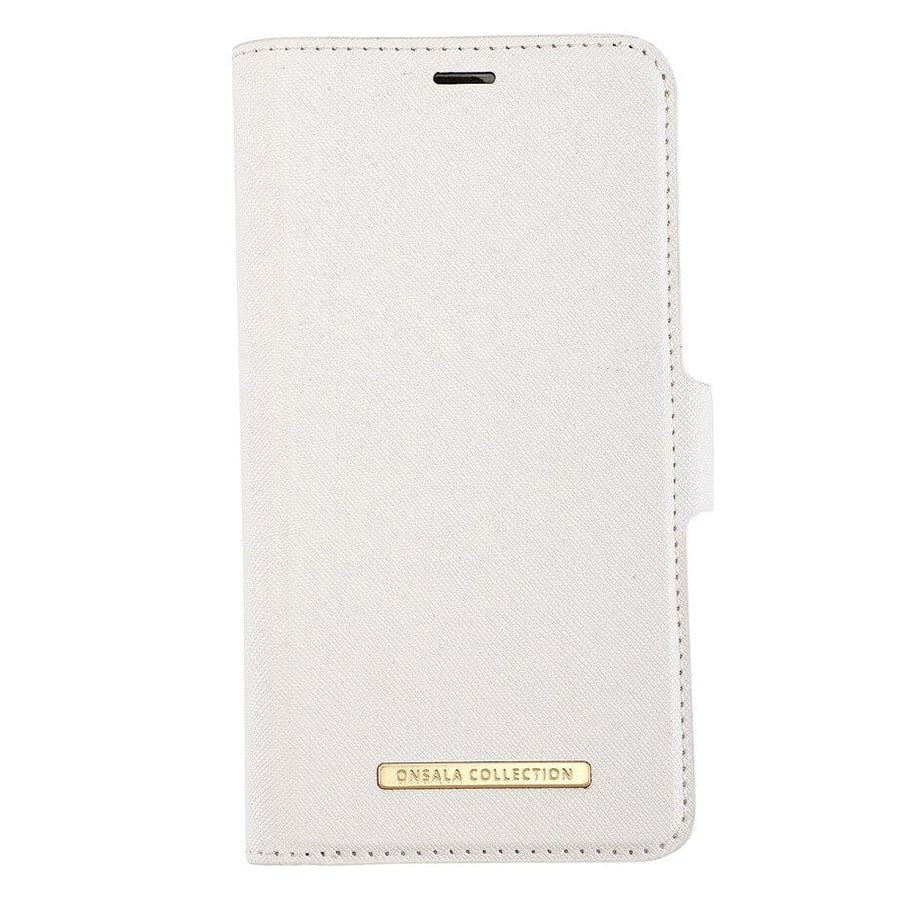 iPhone 12 Pro / 12 GEAR Onsala Collection Lommebok Skinndeksel m. Lommebok - Saffiano White