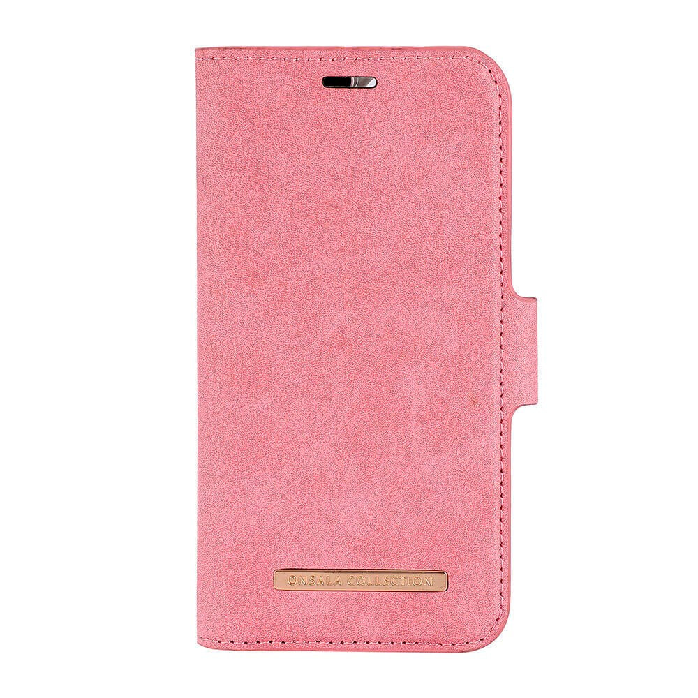 Onsala iPhone 13 Mini ONSALA Fashion Collection Wallet Flip Cover m. Magnet - Dusty Pink