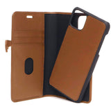iPhone 11 Pro Gear Buffalo lommebok - ekte skinndeksel m. Lommebok - Cognac