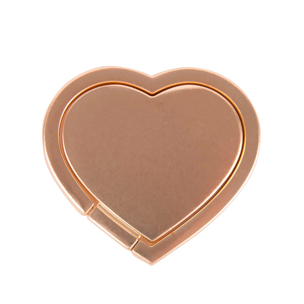 GEAR Finger Ring m. 360° Rotation - Hjerteformet - Guld