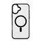 iPhone 16 Plus Onsala Bumper Bagside Cover - MagSafe Kompatibel - Sort & Gennemsigtig