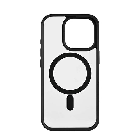 iPhone 16 Pro Onsala Bumper Bagside Cover - MagSafe Kompatibel - Sort & Gennemsigtig