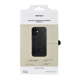 iPhone 16 GEAR Buffalo ekte skinn bakdeksel - MagSafe-kompatibel - Svart