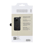 iPhone 16 Pro GEAR Buffalo ekte skinn bakdeksel - MagSafe kompatibel - svart