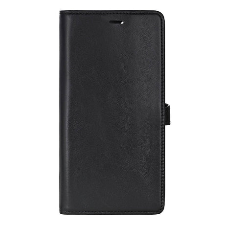Buffalo Samsung Galaxy S26 Ultra 2-i-1 Flip Cover - Ægte Læder - MagSafe Kompatibel - Sort