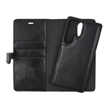 Buffalo Samsung Galaxy S26 Ultra 2-i-1 Flip Cover - Ægte Læder - MagSafe Kompatibel - Sort