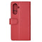 GEAR Samsung Galaxy A37 Kunstlæder Flip Cover m. Kortholder & Ståfunktion - Rød