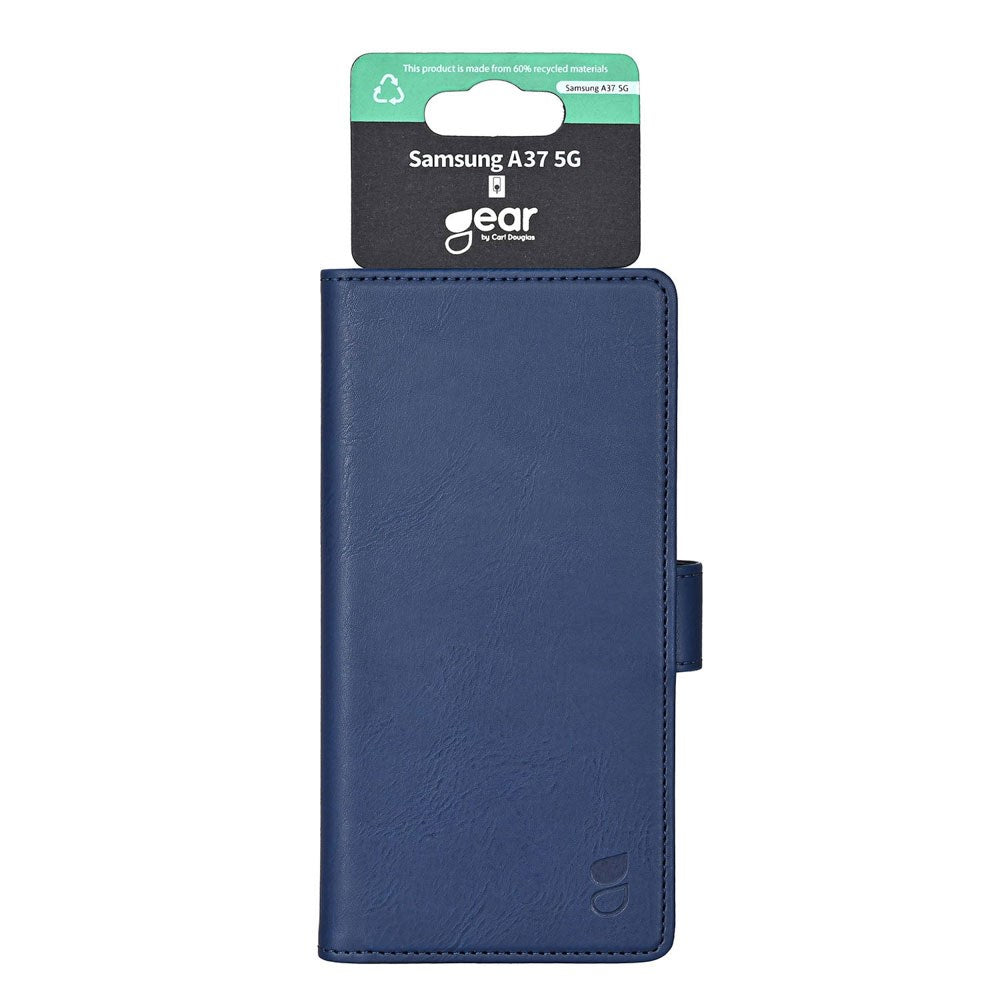 GEAR Samsung Galaxy A37 Kunstlæder Flip Cover m. Kortholder & Ståfunktion - Blå