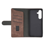 GEAR Samsung Galaxy S26+ (Plus) Kunstlæder Flip Cover m. Kortholder & Ståfunktion - MagSafe Kompatibel - Brun