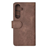 GEAR Samsung Galaxy S26 Kunstlæder Flip Cover m. Kortholder & Ståfunktion - MagSafe Kompatibel - Brun