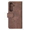 GEAR Samsung Galaxy S26 Kunstlæder Flip Cover m. Kortholder & Ståfunktion - MagSafe Kompatibel - Brun