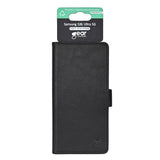 GEAR Samsung Galaxy S26 Ultra Kunstlæder Flip Cover m. Kortholder & Ståfunktion - MagSafe Kompatibel - Sort