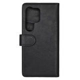 GEAR Samsung Galaxy S26 Ultra Kunstlæder Flip Cover m. Kortholder & Ståfunktion - MagSafe Kompatibel - Sort