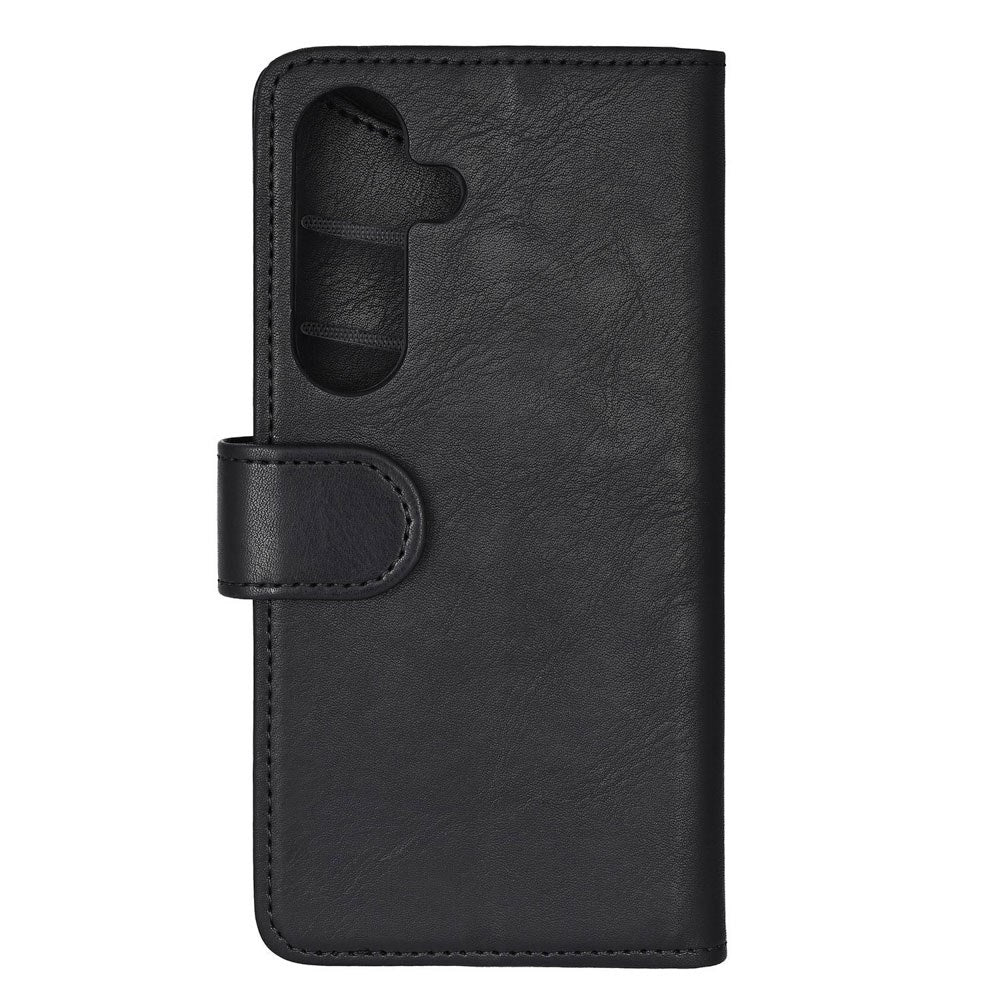 GEAR Samsung Galaxy S26 Kunstlæder Flip Cover m. Kortholder & Ståfunktion - MagSafe Kompatibel - Sort