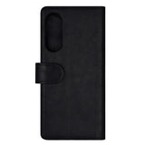 Samsung Galaxy S25 Edge - GEAR Kunstlæder Flip Cover - MagSafe Kompatibel - Sort
