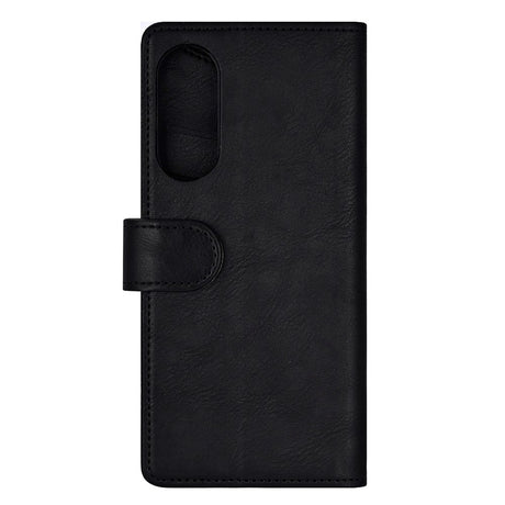Samsung Galaxy S25 Edge - GEAR Kunstlæder Flip Cover - MagSafe Kompatibel - Sort