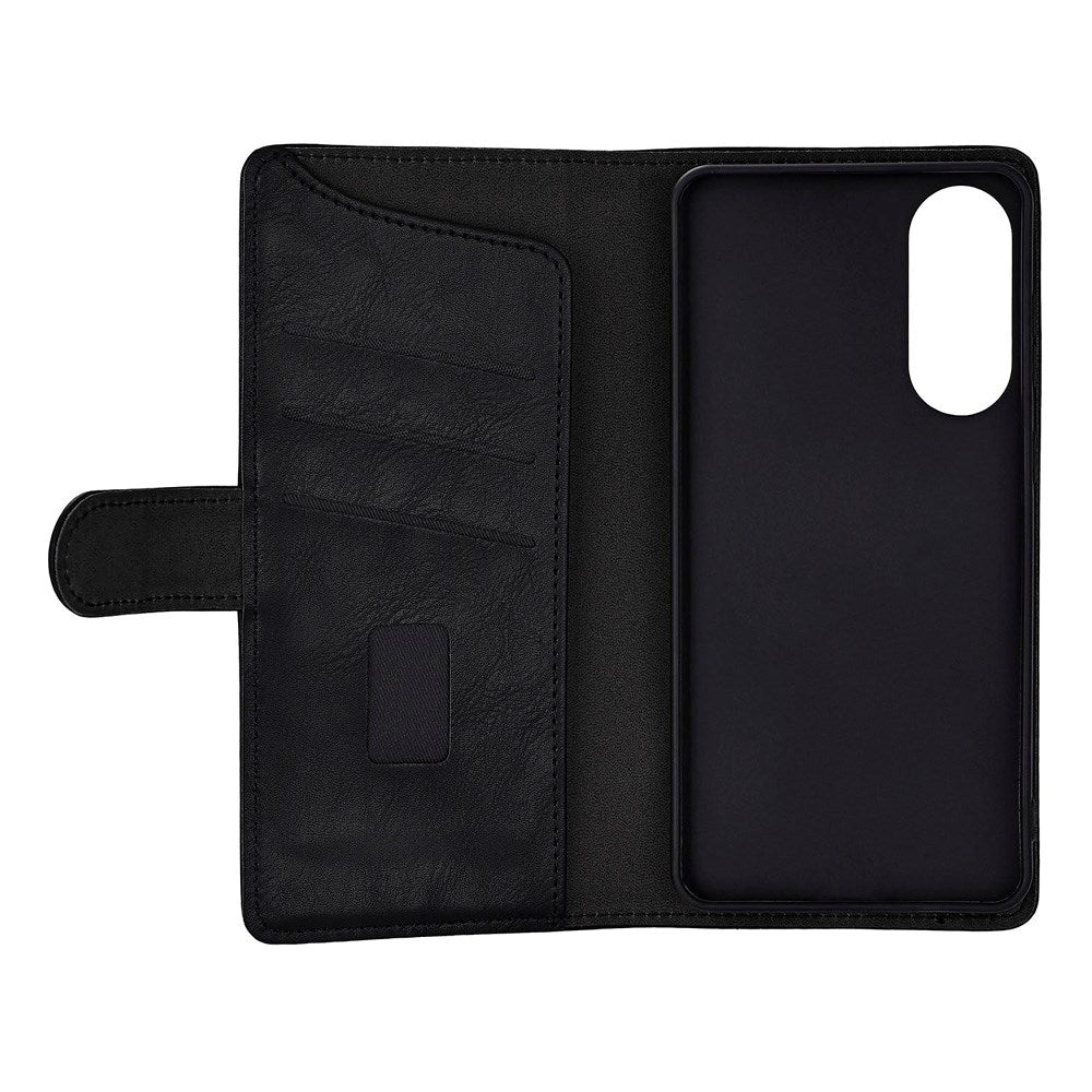 Samsung Galaxy S25 Edge - GEAR Kunstlæder Flip Cover - MagSafe Kompatibel - Sort